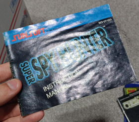 Super Spy Hunter (1992) solo manual sistema de entretenimiento Nintendo NES