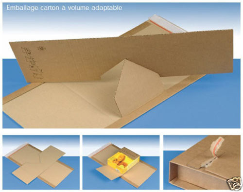 20 Emballages carton adaptables 230x165 Varia X-Pack 1 boîte colis carton ondulé