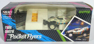 Nikko Radio Control Pocket Flyers Rapper 1:32 Scale RC Race Car Tested Works