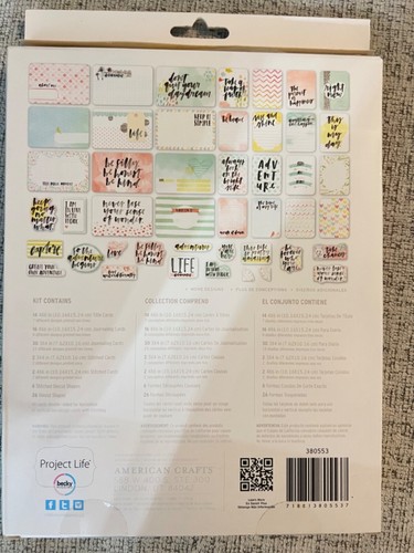 Becky Higgins Project Life Mini Kits- Value Pack - Variety - You Pick New Sealed - Picture 27 of 31