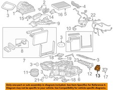 GM OEM 14-19 Sierra 1500 Evaporator Heater Components-Cam 23129020