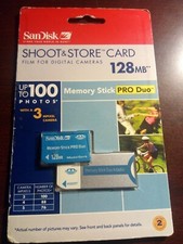ScanDisk Shoot and Store: 128mb: 100 Pictures: Digital Camera Camcorder