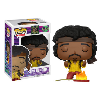 Funko Pop Vinyl Jimi Hendrix # 53 MONTEREY Sealed Rare Brand New Flaming Fender