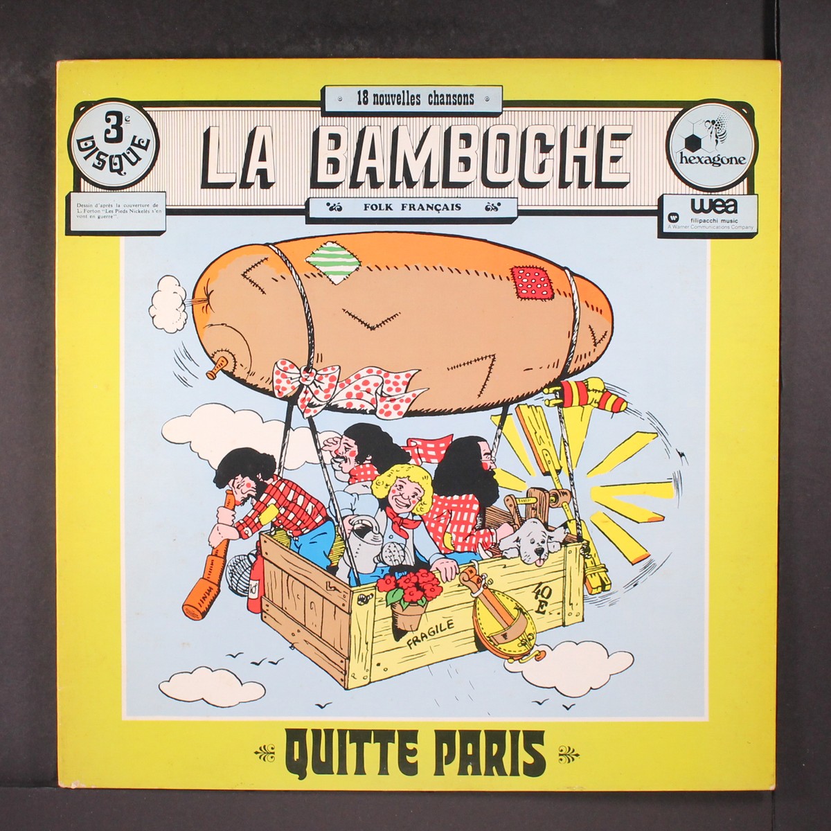 洋楽 Teflune LA BAMBOCHE: quitte paris HEXAGONE 12