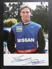 Michael Bartels autograph signed 10x15 cm postcard Nissan