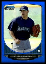 2013 Bowman Mini #2 Stefen Romero Chrome Prospects Orange Refractors /99