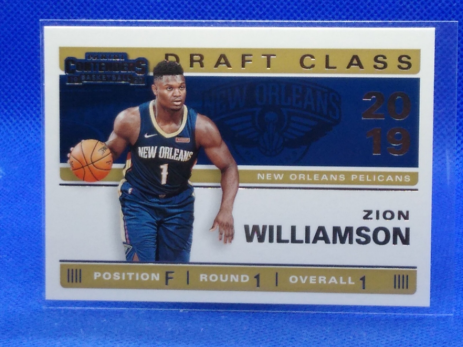 2019-20 Panini Contenders Draft Class Zion Williamson #1 Rookie RC