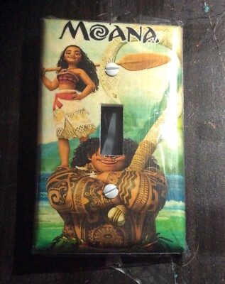 Custom Handmade Disney Moana - Style One - Single Toggle Light Switch Cover