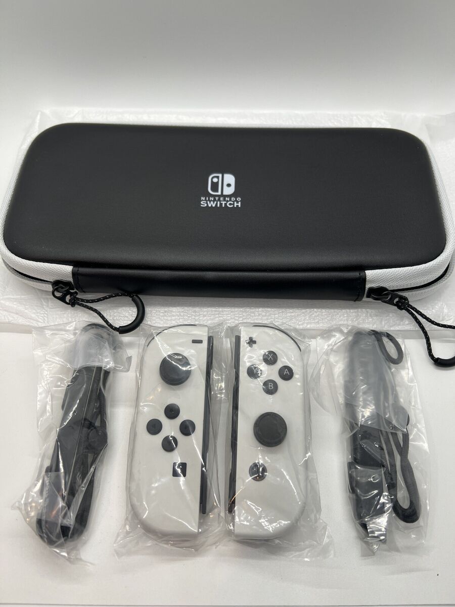 Nintendo Switch Joy-Con White OLED Set Controllers + Straps Nintendo Switch Joy-Con White OLED Set Controllers + Straps