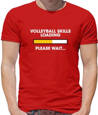 Volleyball Skills Loading Please Wait - Herren T-Shirt - Volleyballspieler