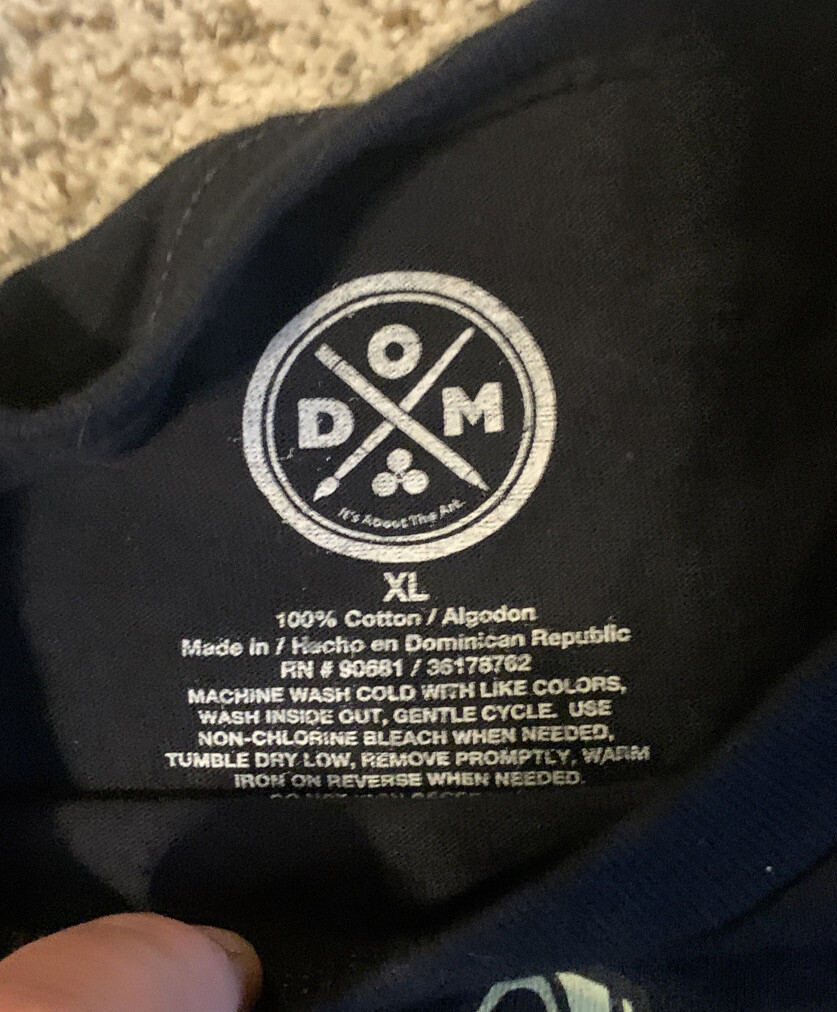 Skull King of Hearts Playing Card Black T-Shirt Men's Size XL UNISEX ODM