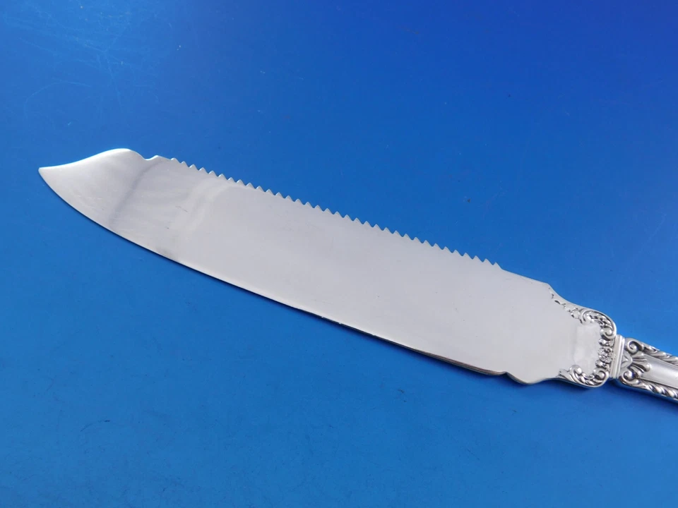 Sierra para pasteles Cambridge por Gorham de plata esterlina FH todo esterlina dentada 9 3/4" Foto 2 de 4