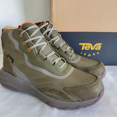 NEW MENS 12 DARK OLIVE DESERT TAUPE TEVA GEOTRECCA RP HIKING BOOTS 1129588 NIB
