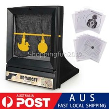 Shooting Target Holder Pellet Trap Shooting Training For Air Rifle W/ Targets AU