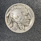 1937 P Buffalo Nickel Indian Head AS SHOWN Free Shipping /Lot B592