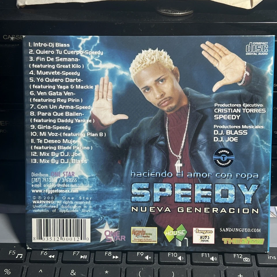 CD-Speedy - Haciendo El Amor Con Ropa (2001) DIGIPAK* - Image 2 of 4