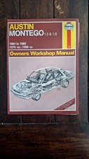 Haynes  Austin montego 1300 1600 owners workshop manual 1984-94 1275 1598 cc