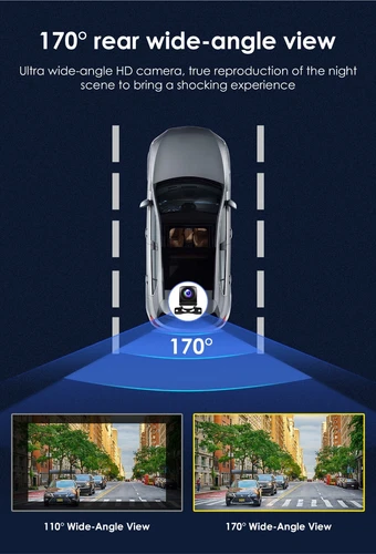 AHD Rückfahrkamera 170° Grad Auto Kamera Nachtsicht IP68 Wasserdicht Blickwinkel - Bild 8 von 13