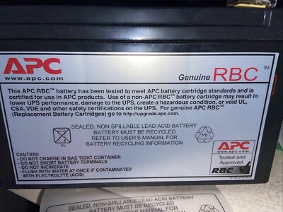APC-New-RBC6 _ Replacement Battery Cartridge #6 - UPS battery lead aci ...