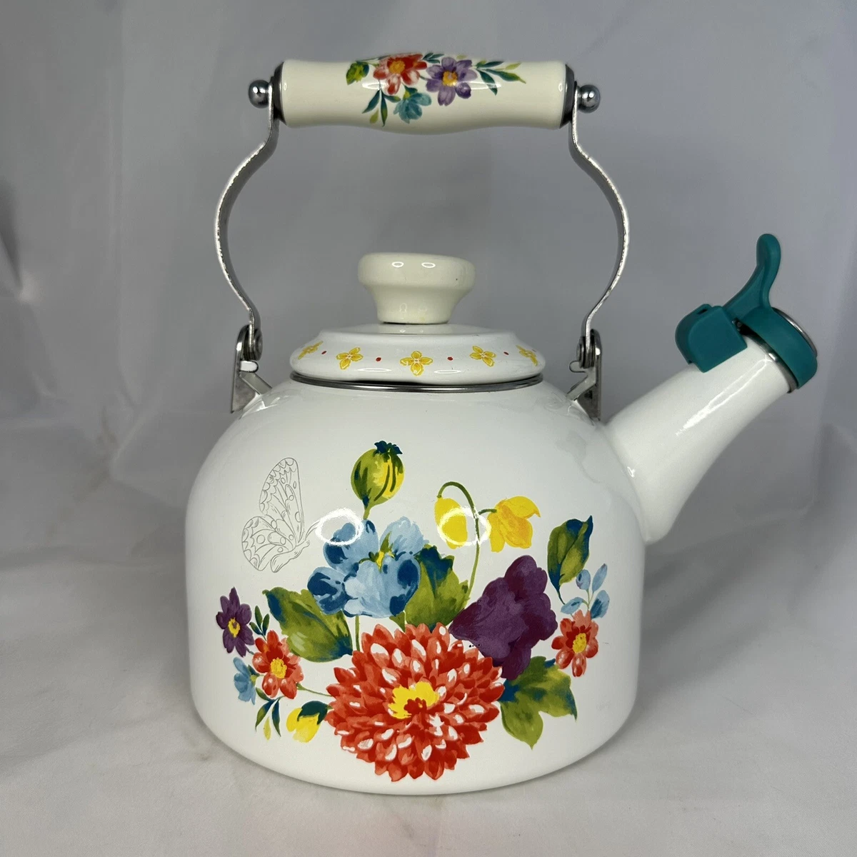 The PIONEER WOMAN Whistling Tea Kettle