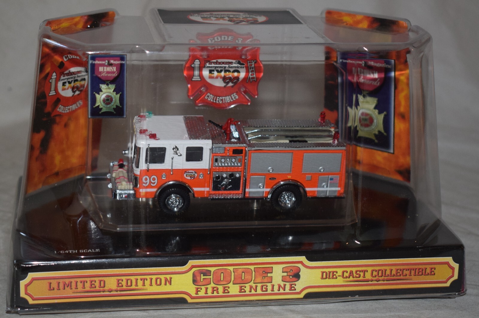Philadelphia Code3 Model Code 3 Model Fire Trucks Code 3 Classics 1/64 Scale 12715 Tallman New