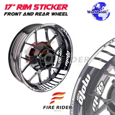 17'' Blue Rim Stickers Decals GP02 Pack For Aprilia MANA 850 07-12 07 08 09 10