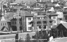 Bisbee Arizona Cooper Queen Hotel 1940s RPPC Photo #C-684 Postcard 7629