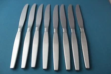 8 Dinner Knives Hollow Oneida FROSTFIRE Stainless 9"