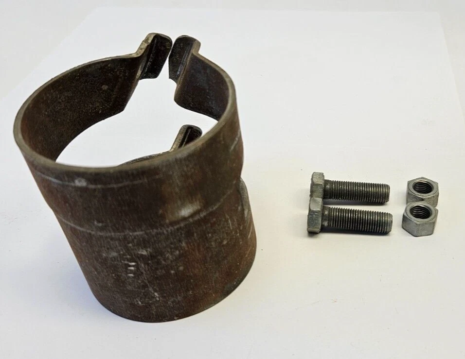 Dodge Chrysler 1954-1960 equipamiento de abrazadera de silenciador de escape 8 cilindros 1603351 nuevo de stock Foto 4 de 4