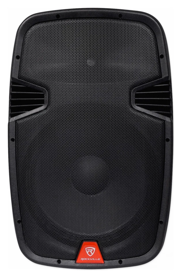 Alto-falante Rockville RAM15BT 15" recarregável 800W PA DJ, 2 microfones, Bluetooth - Imagem 2 de 4