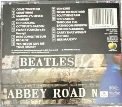 The Beatles Abbey Road CD ORIGINAL USA PRESS Parlophone CDP 746446