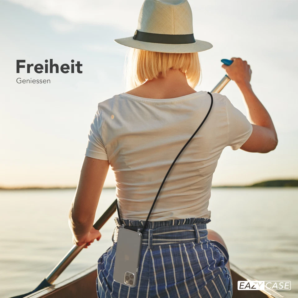 Handy Hülle mit Band Kette Umhängehülle Kordel Handykette Case Cover Schutzhülle - Bild 2 von 4