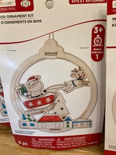 Creatology DIY Wooden Ornaments Kit Christmas Craft Santas Sleigh Christmas tree