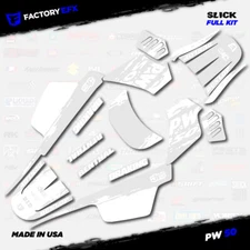 Whiteout Slick Racing Graphics kit fits Yamaha PW50 PW 50 All Years