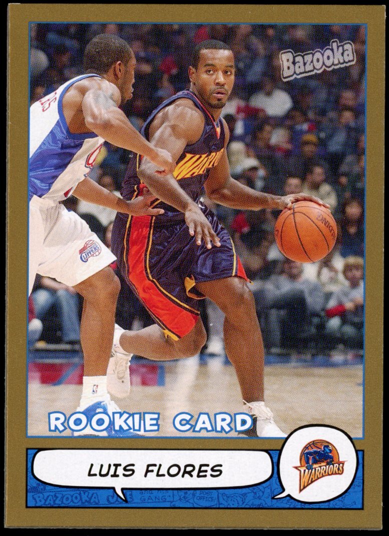 Lotto QAC ユニフォーム ヴィンテージ2004〜06年サイン入り M相当 2004 Bazooka #208 Luis Flores Gold Golden State Warriors Rookie | eBay
