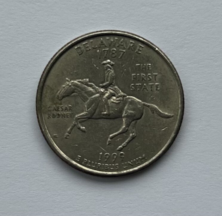 RARE 1787 1999 D Delaware *FIRST STATE QUARTER DOLLAR* Coin W