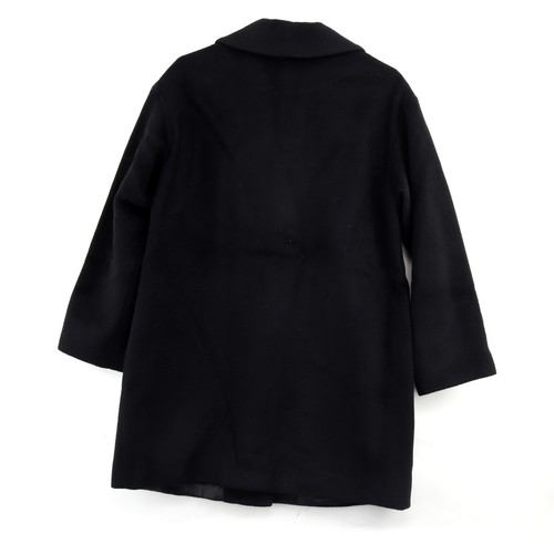 Derek Lam Women's 10 Crosby Wool Coat, Black, MEDIUM - Picture 4 of 4