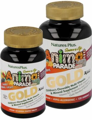Natures Plus Animal Parade Gold Multi assorted-2x120 Kautab. (17,09 EUR/100 g)
