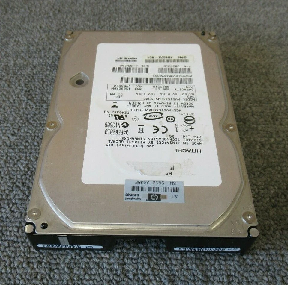 Hitachi HUS154530VLS300 0B23318 Ultrastar 300GB 15000RPM 16MB 3.5" Internal HDD - Image 3 of 4
