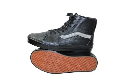 Sneakers VANS Old Skool SK8-Hi XL in pelle nera BIG MOOD da uomo - Foto 8 di 9