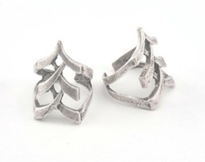 Adjustable Ring Antique Silver Plated brass 19mm 9US inner size  3686