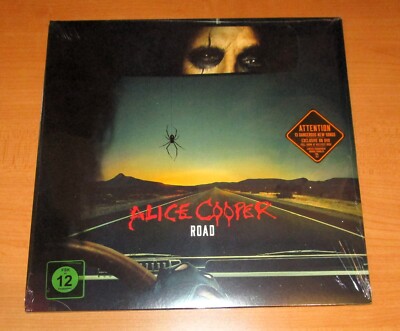 ALICE COOPER - ROAD - NEW ORANGE MARBLED 2xLP - W/DVD HELLFEST 2022