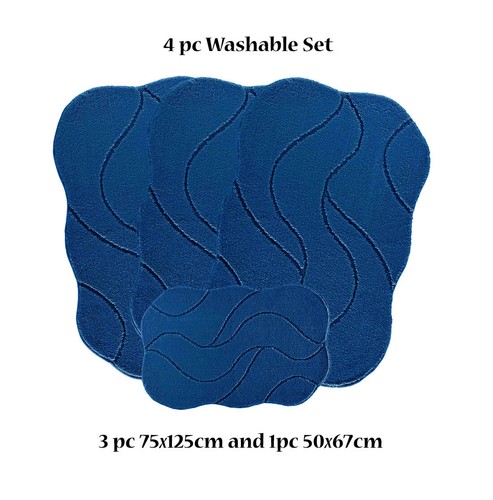 LARGE ROMANY GYPSY CARAVAN MICROFIBER WASHABLE RUGS 4pcs SET, SOFTNESS, Debora - Picture 26 of 27