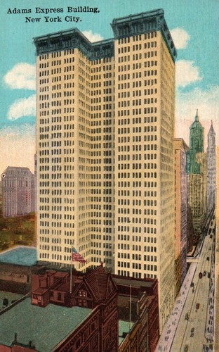 Adams Express Building - New York Postcard | eBay