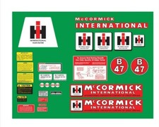 McCORMICK INTERNATIONAL B47 BALER DECAL SET - LATER