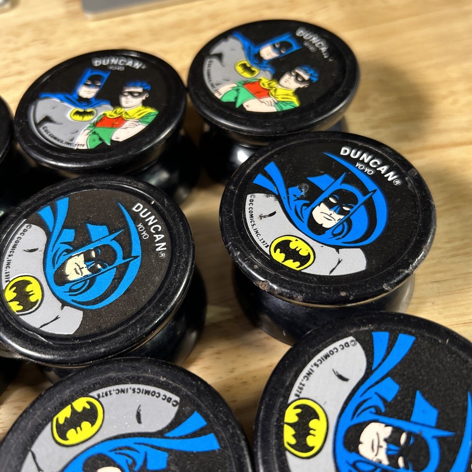 Vintage 1978 Batman And Robin Duncan Yo-Yo With And Without String Lot ...