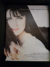 Basia London Warsaw New York Rare Original Promo Poster Ad Framed!