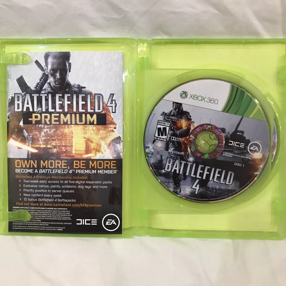 EA Battlefield 4 - Action/Adventure Game - DVD-ROM - Xbox 360