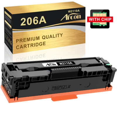 WITH CHIP W2110A For HP 206A Toner Color lot LaserJet Pro M283fdw M283cdw M282