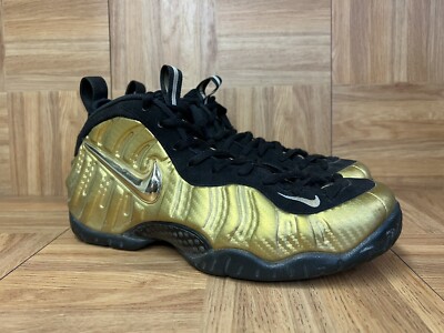 mens gold foamposite